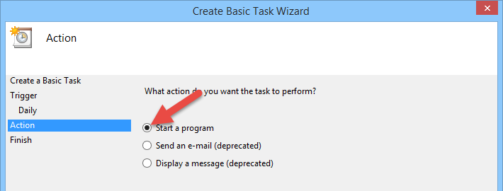 task start program